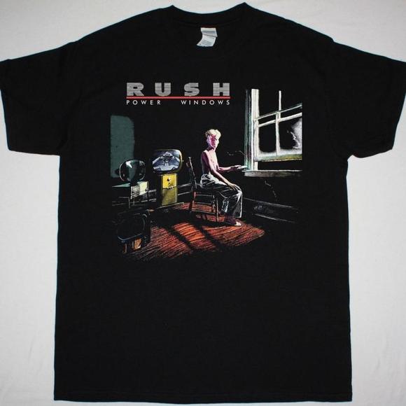 Lea S Other - Rush Power Windows Tour Classic Rock Band Fan Graphic T-Shirt